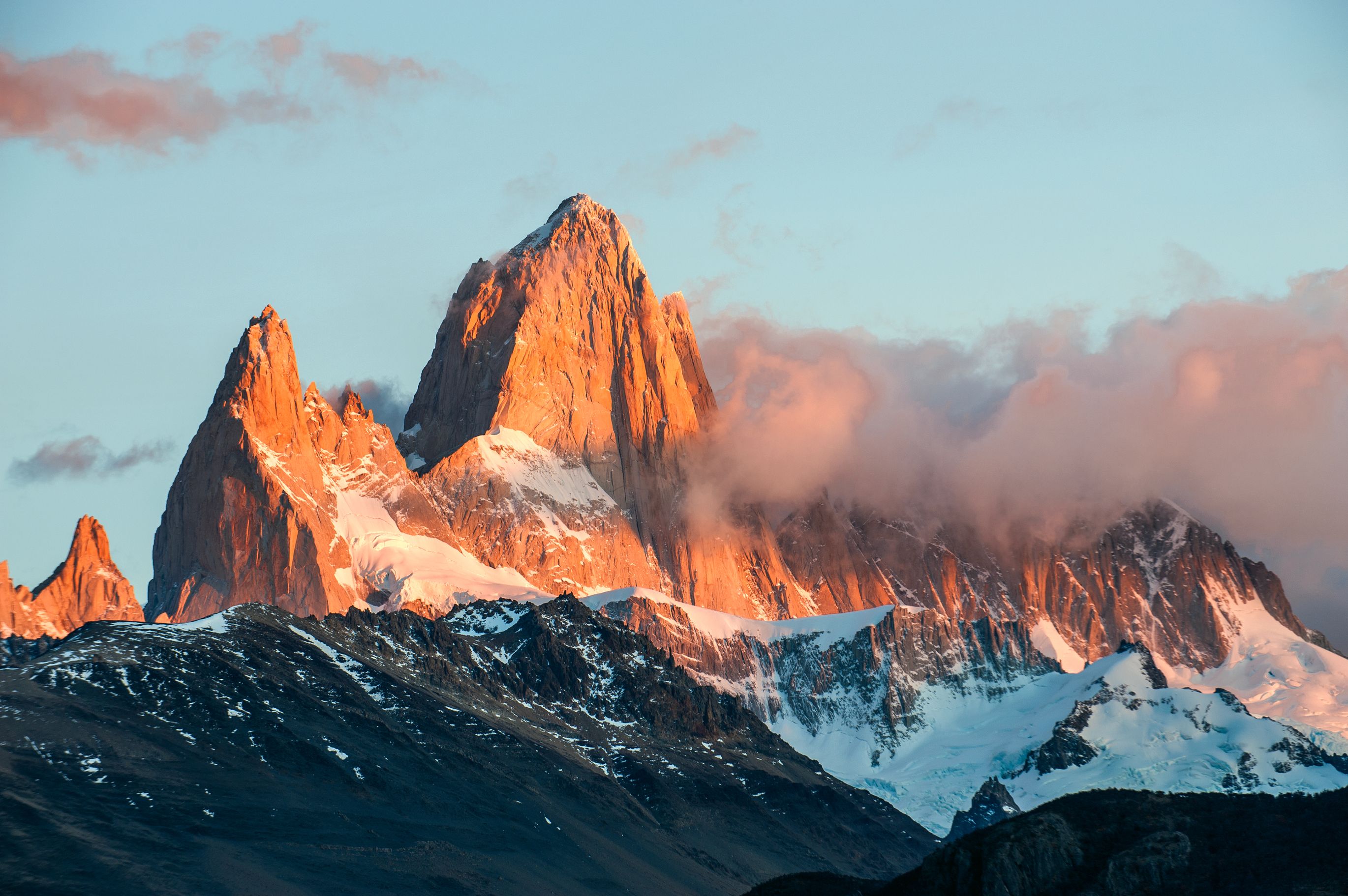 El Cerro Fitz Roy, un ícono del paisaje santacruceño